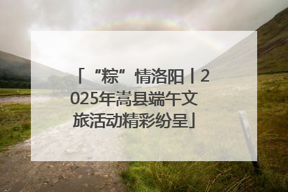 “粽”情洛阳丨2025年嵩县端午文旅活动精彩纷呈