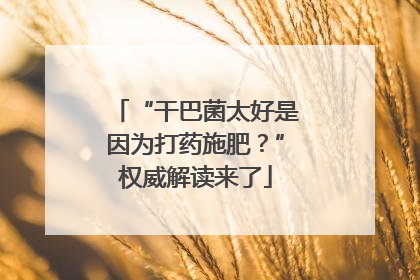 “干巴菌太好是因为打药施肥？”权威解读来了