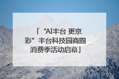 “AI丰台 更京彩”丰台科技园商圈消费季活动启幕