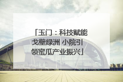 玉门：科技赋能戈壁绿洲 小院引领蜜瓜产业振兴