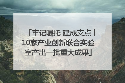 牢记嘱托 建成支点丨10家产业创新联合实验室产出一批重大成果