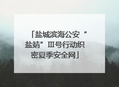 盐城滨海公安“盐靖”Ⅲ号行动织密夏季安全网