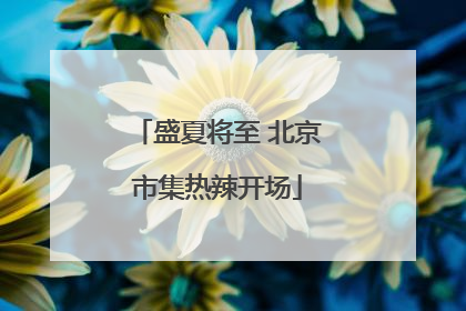 盛夏将至 北京市集热辣开场
