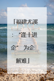 福建尤溪：“逢十进企” 为企解难