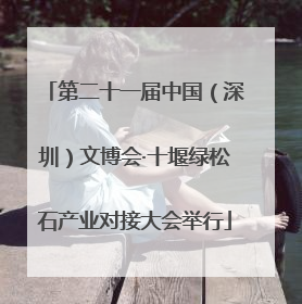 第二十一届中国（深圳）文博会·十堰绿松石产业对接大会举行