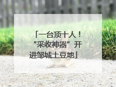 一台顶十人！“采收神器”开进邹城土豆地