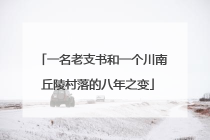 一名老支书和一个川南丘陵村落的八年之变