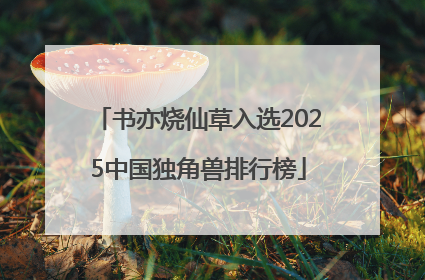 书亦烧仙草入选2025中国独角兽排行榜