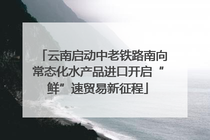 云南启动中老铁路南向常态化水产品进口开启“鲜”速贸易新征程