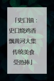史口镇：史口烧鸡香飘黄河大集 传统美食受热捧