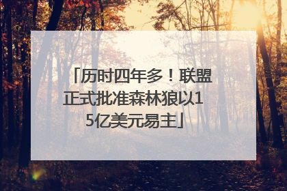 历时四年多！联盟正式批准森林狼以15亿美元易主