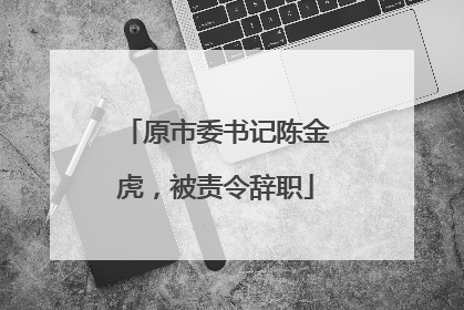 原市委书记陈金虎，被责令辞职