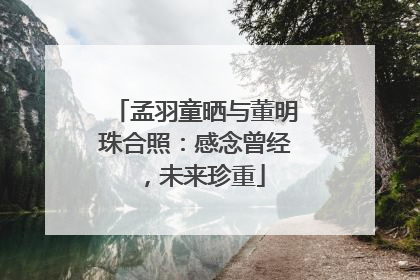 孟羽童晒与董明珠合照：感念曾经，未来珍重