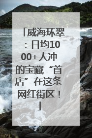 威海环翠：日均1000+人冲的宝藏“首店”在这条网红街区！