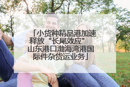 小货种精品港加速释放“长尾效应” 山东港口渤海湾港国际件杂货运业务