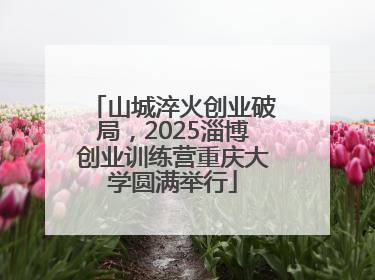 山城淬火创业破局，2025淄博创业训练营重庆大学圆满举行