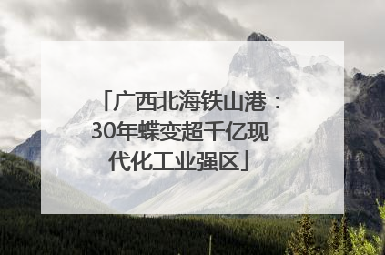 广西北海铁山港：30年蝶变超千亿现代化工业强区