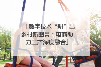 数字技术“耕”出乡村新图景：电商助力三产深度融合