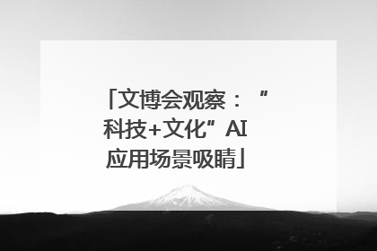 文博会观察：“科技+文化”AI应用场景吸睛