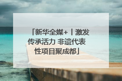 新华全媒+丨激发传承活力 非遗代表性项目聚成都