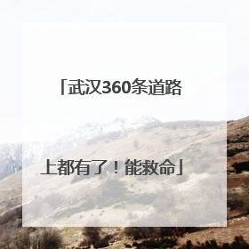 武汉360条道路上都有了！能救命