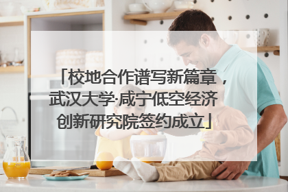 校地合作谱写新篇章，武汉大学·咸宁低空经济创新研究院签约成立