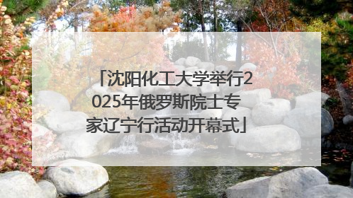 沈阳化工大学举行2025年俄罗斯院士专家辽宁行活动开幕式