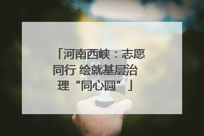 河南西峡：志愿同行 绘就基层治理“同心圆”