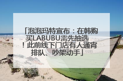 泡泡玛特宣布：在韩购买LABUBU需先抽选！此前线下门店有人通宵排队、吵架动手