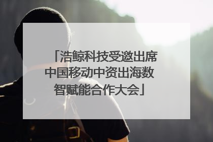 浩鲸科技受邀出席中国移动中资出海数智赋能合作大会