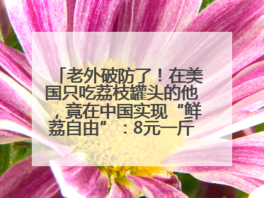 老外破防了！在美国只吃荔枝罐头的他，竟在中国实现“鲜荔自由”：8元一斤敞开吃！