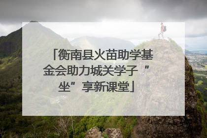 衡南县火苗助学基金会助力城关学子“坐”享新课堂
