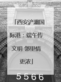 西安浐灞国际港：端午传文明 邻里情更浓