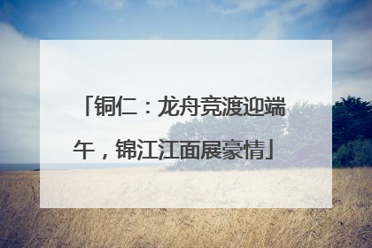 铜仁：龙舟竞渡迎端午，锦江江面展豪情