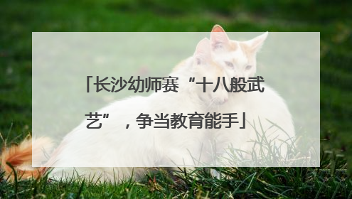 长沙幼师赛“十八般武艺”，争当教育能手