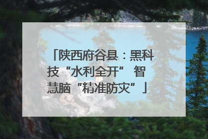陕西府谷县：黑科技“水利全开” 智慧脑“精准防灾”
