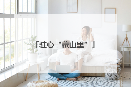 驻心“蒙山里”