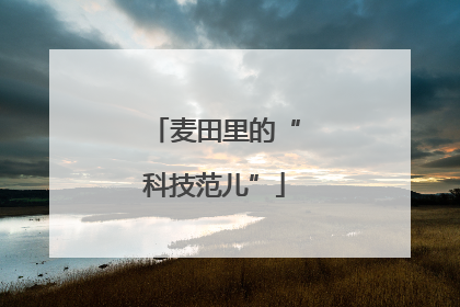 麦田里的“科技范儿”