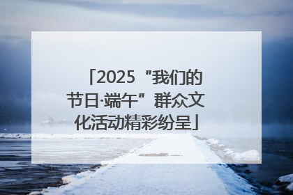 2025“我们的节日·端午”群众文化活动精彩纷呈