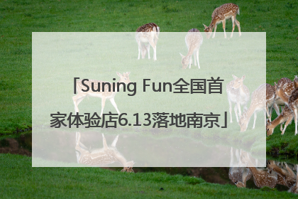 Suning Fun全国首家体验店6.13落地南京